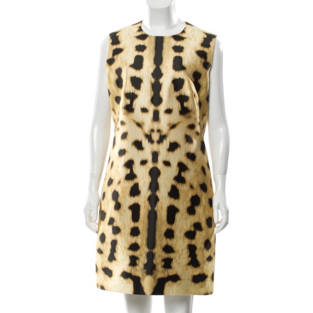KAUFMANANFRANCO Wool & Silk blend printed dress